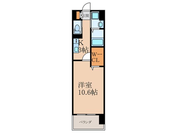 ギャラン二島の物件間取画像